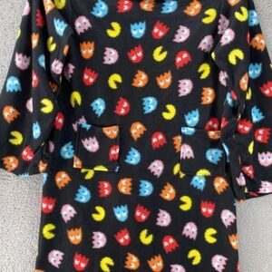 Pacman fleece snuggle robe blanket